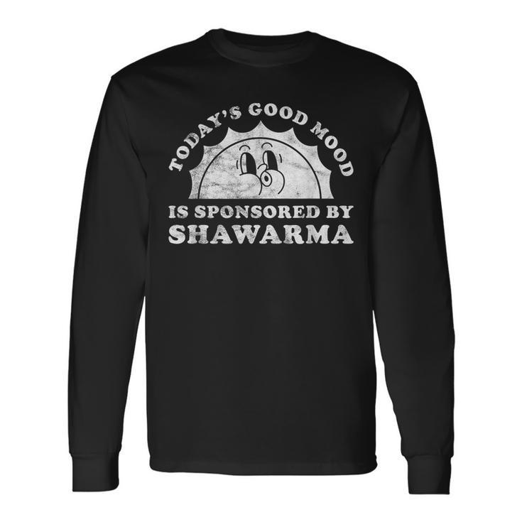 Cute Retro Vintage Shawarma Or Shawarmas Long Sleeve T-Shirt