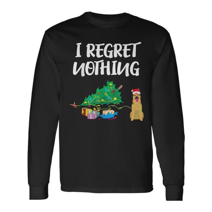 German Shepherd Pet Dog Christmas Alsatian Long Sleeve T-Shirt