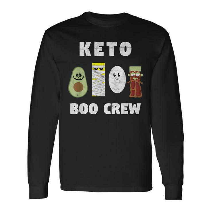 Keto Boo Crew Squad Long Sleeve T-Shirt Gifts ideas