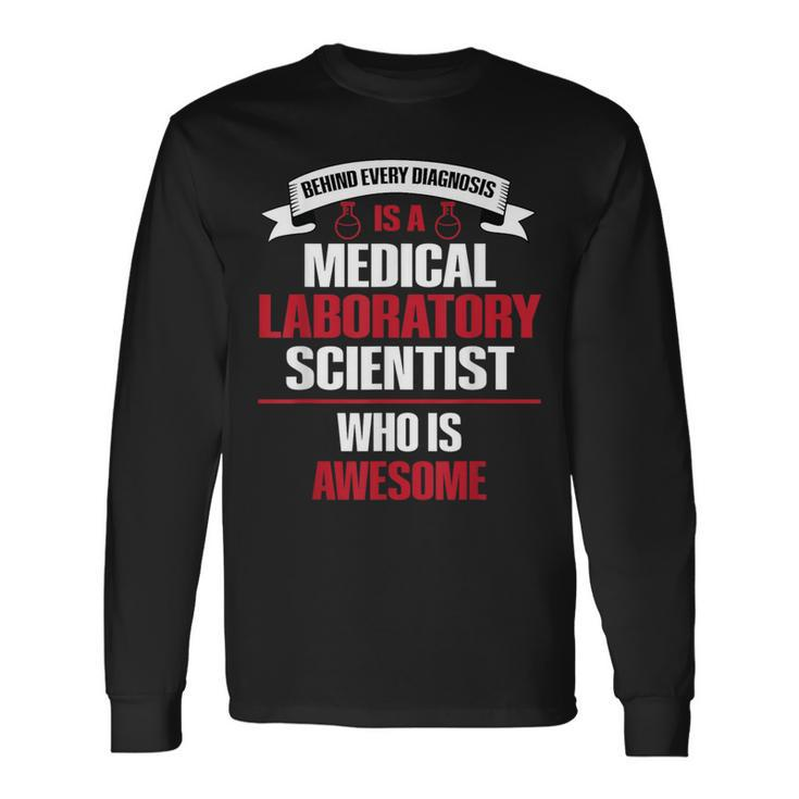 Medical Laboratory Scientist Saying Lab Week Long Sleeve T-Shirt Gifts ideas
