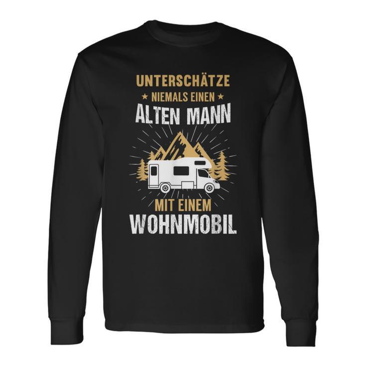 Motorhome Camping Pensioner Langarmshirts Geschenkideen