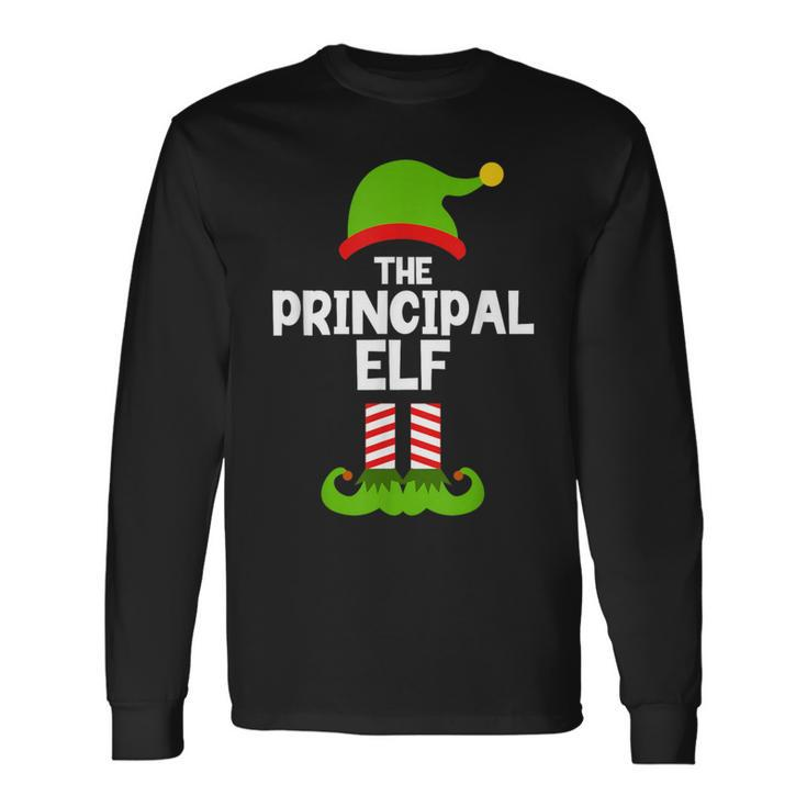The Principal Elf Christmas Matching Family Party Long Sleeve T-Shirt