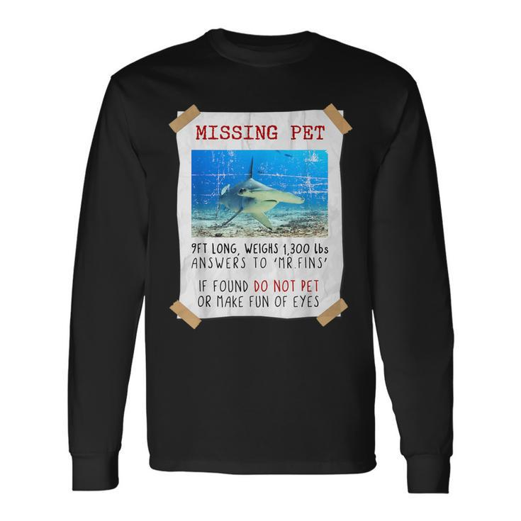 Shark Lover Hammerhead Shark Sea Animals Shark Long Sleeve T-Shirt Gifts ideas