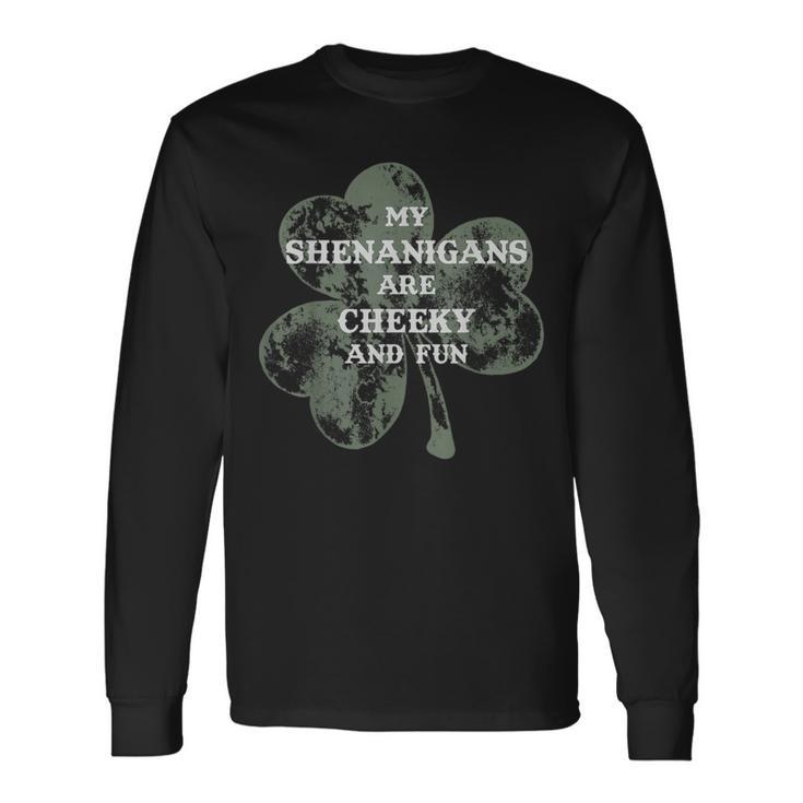 My Shenanigans Cheeky Fun Super Trooper St Pats Long Sleeve T-Shirt