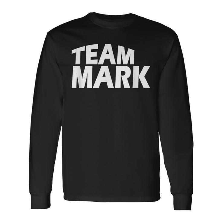 Team Mark Family Name Long Sleeve T-Shirt