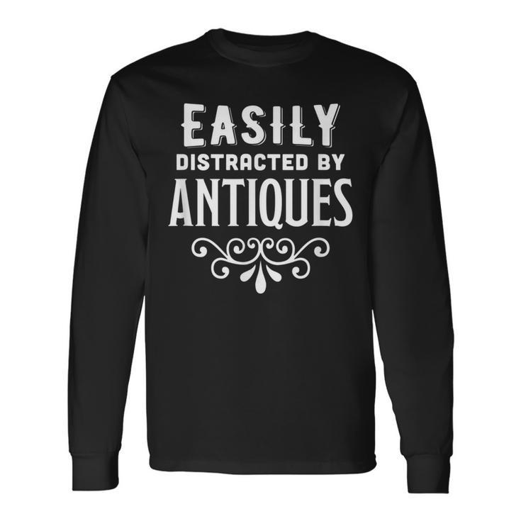 Vintage And Antique Lover Long Sleeve T-Shirt