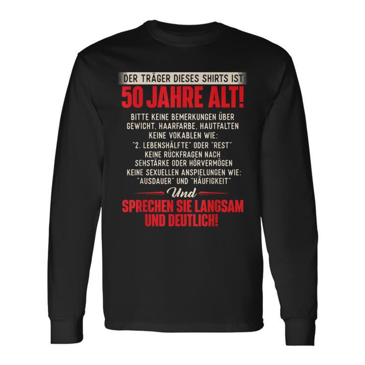 Witz Träger Ist 50Th Birthday Langarmshirts Geschenkideen