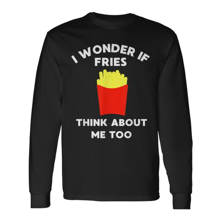 Workout Gym French Fries Long Sleeve T-Shirt Gifts ideas