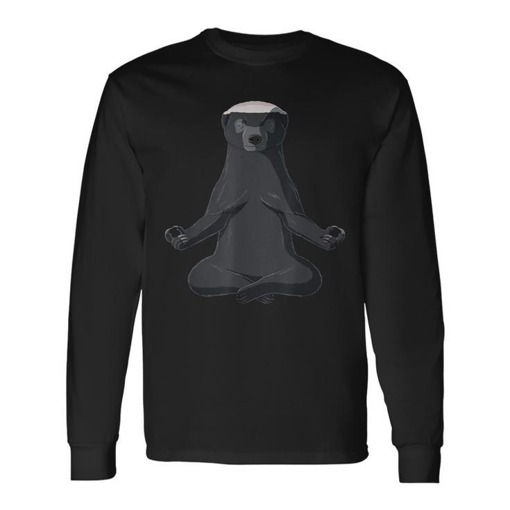 Yoga Honey Badger Long Sleeve T-Shirt