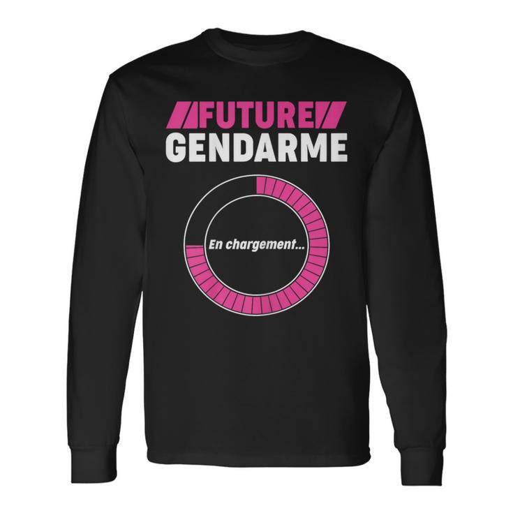 Body Bébé Bio Manches Courtes - Message Humour "Futur Gendarme" - Coton Bio - Cadeau Naissance Original