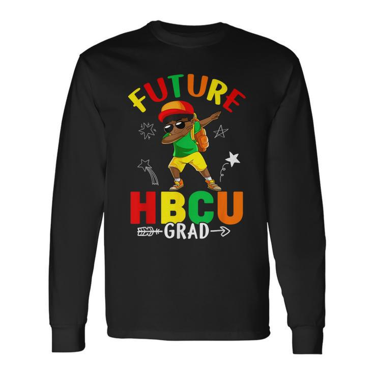 Future Hbcu Grad Boy Graduation Hbcu Future College Student Long Sleeve T-Shirt