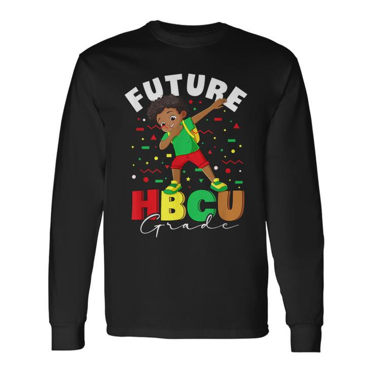 Future Hbcu Grad Graduate Black Boy Black History Month Long Sleeve T-Shirt