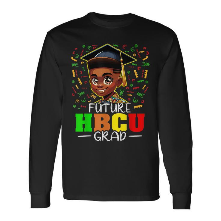 Future Hbcu Graduation Black Boy Grad Hbcu Long Sleeve T-Shirt