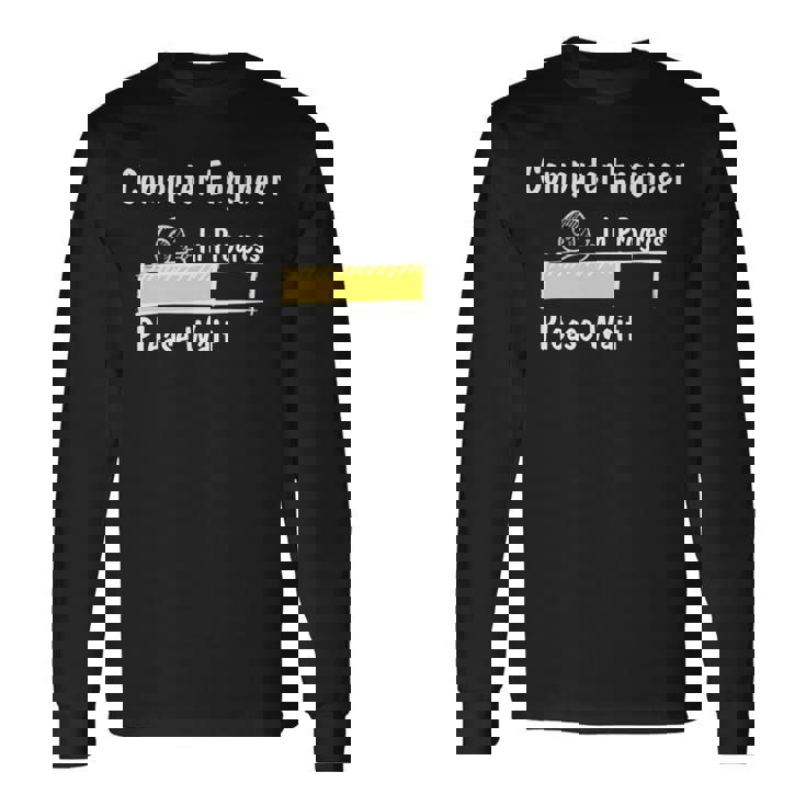 Futuro Ingeniero Informático En Progreso Ingeniería Informática Manga Larga Camiseta de manga larga