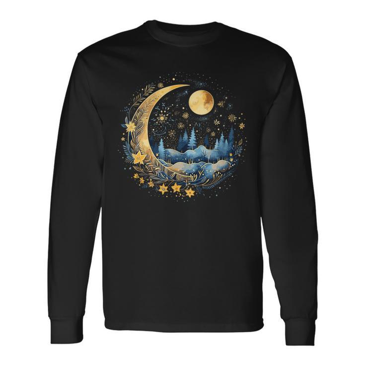 Galaxy print online celestial starry night sky mock neck turtleneck swing tee 26/28