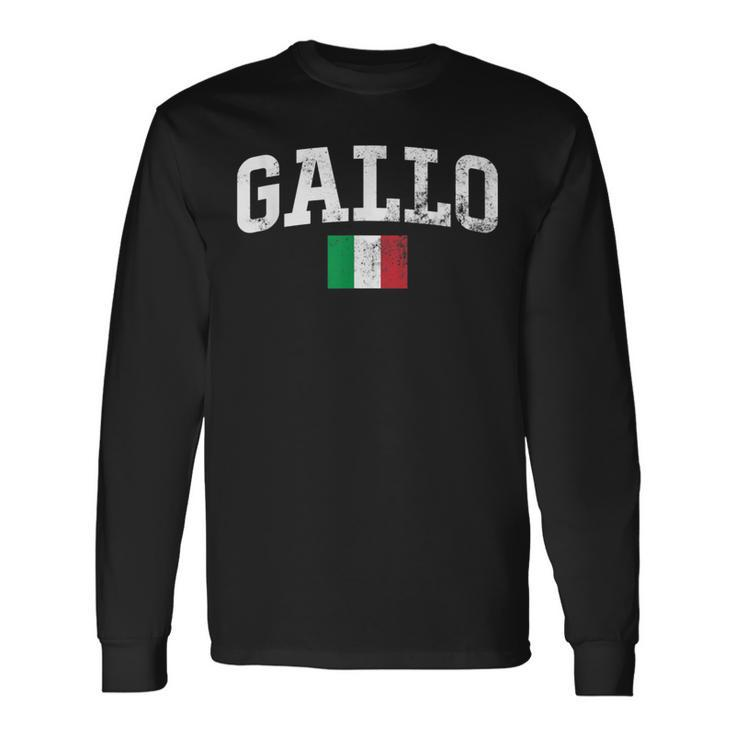 Gallo Family Name Personalized Long Sleeve T-Shirt