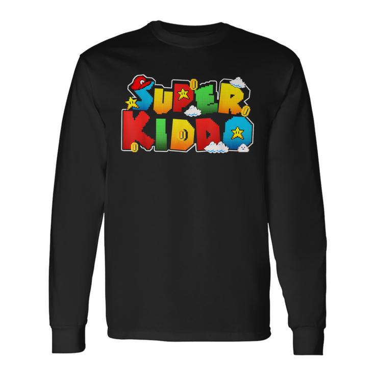 Gamer Super Kiddo Family Matching Game Super Kiddo Long Sleeve T-Shirt