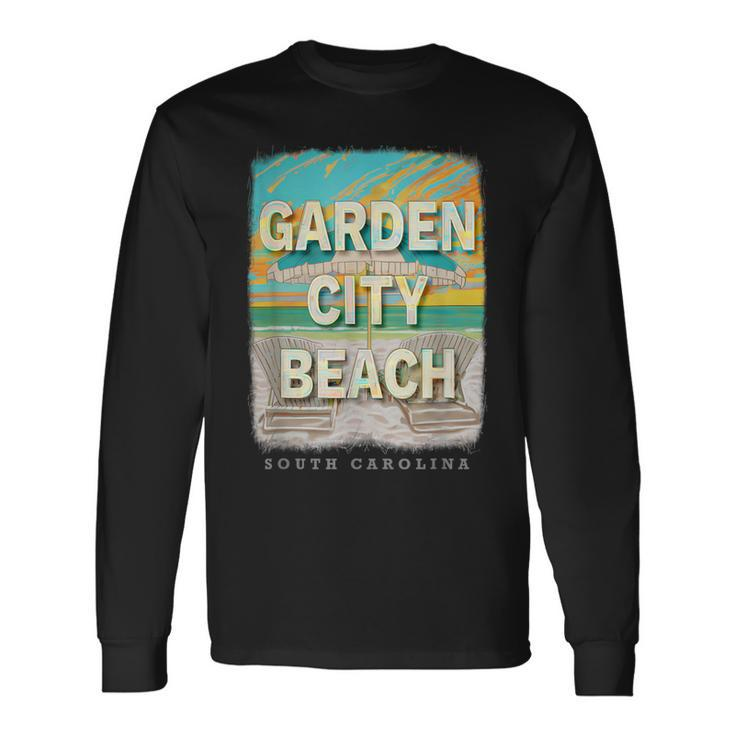 Garden City Beach South Carolina Sc Beach Bliss Sd816 Long Sleeve T-Shirt