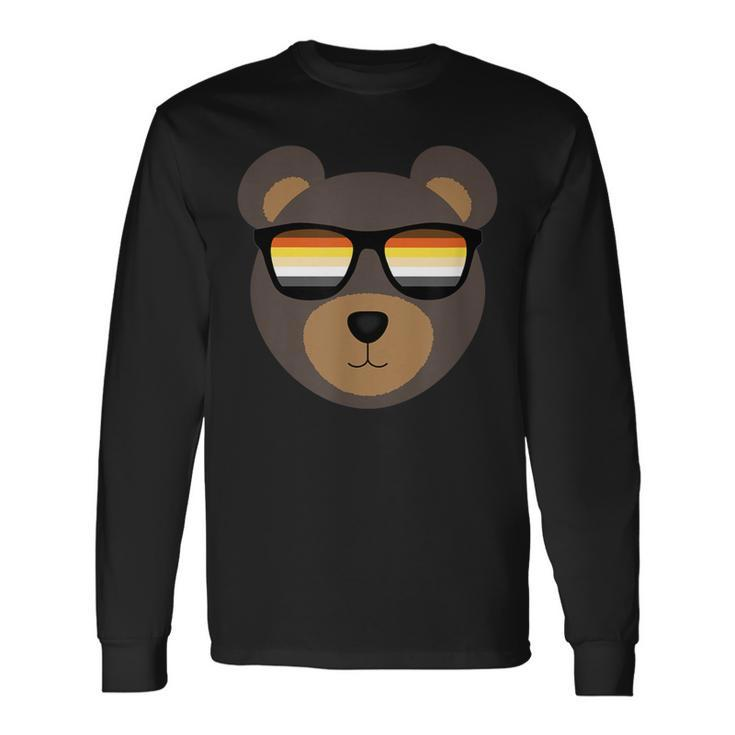 Gay Bear Sunglasses Distressed Long Sleeve T-Shirt