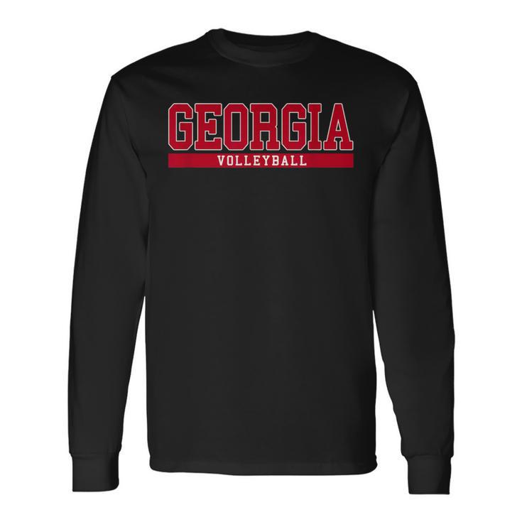 Georgia Volleyball Long Sleeve T-Shirt