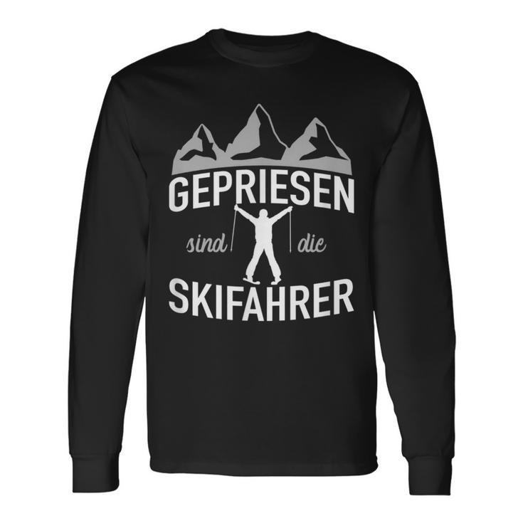 Gepriesen Sind Die Skiers Langarmshirts Geschenkideen