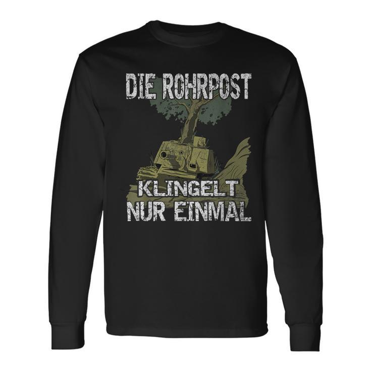 German Tiger Tank Die Rohrpost Klingelt Nur Einmal Deutsche Tiger Langarmshirts Geschenkideen