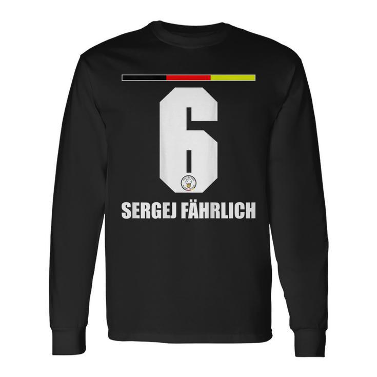 Germany Sauf Jersey Sergej Fährlich Sauf Legend Langarmshirts Geschenkideen