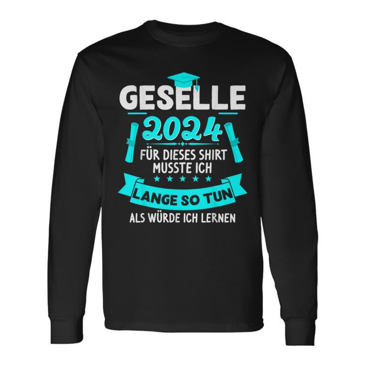 Geselle 2024 Azubi Gesellenprüfung Bestanden Training Langarmshirts Geschenkideen