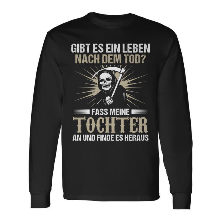 Gibt Es Ein Leben Nach Dem Todater Papa Tochter Geschenk Langarmshirts Geschenkideen