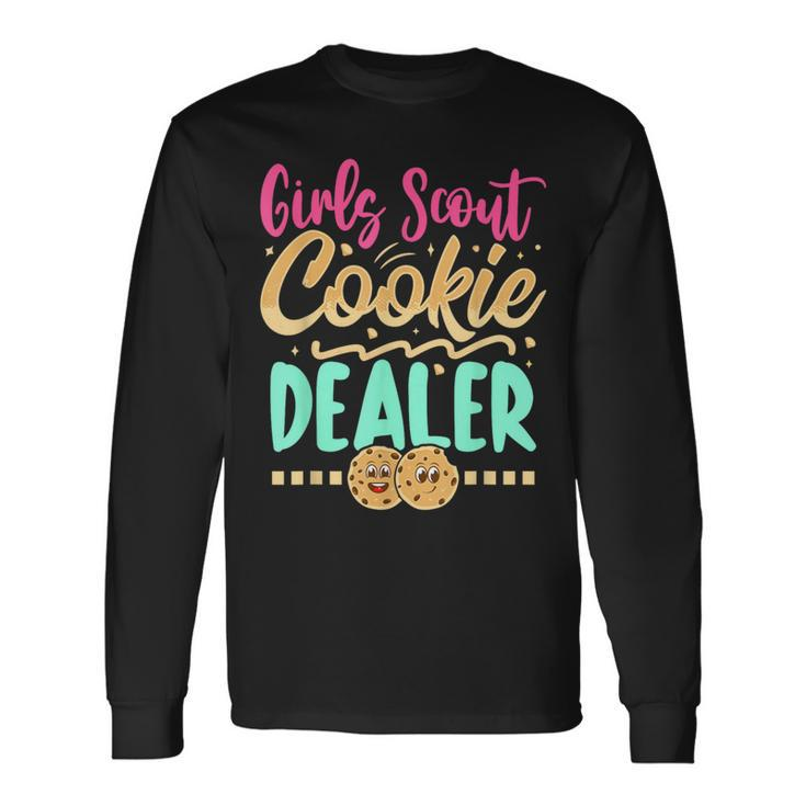 Girls Scout Cookie Dealer Scouting Family Matching Long Sleeve T-Shirt