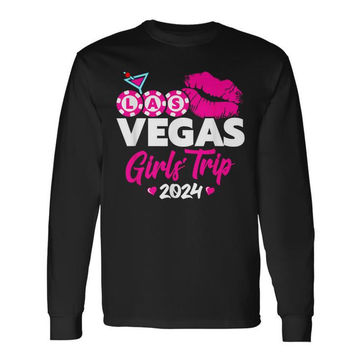 Girls Trip Vegas Las Vegas 2024 Vegas Girls Trip 2024 Long Sleeve T-Shirt