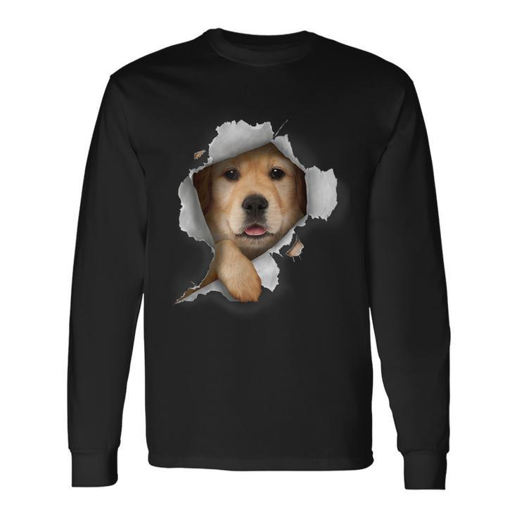 Golden Retriever Golden Dog Lover Dog Owner Dog Long Sleeve T-Shirt