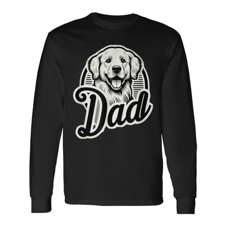 Golden Retriever Papa Langarmshirts Geschenkideen