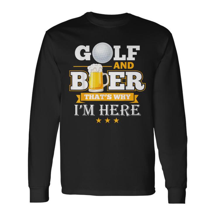 Golf Und Bier Langarmshirts Geschenkideen