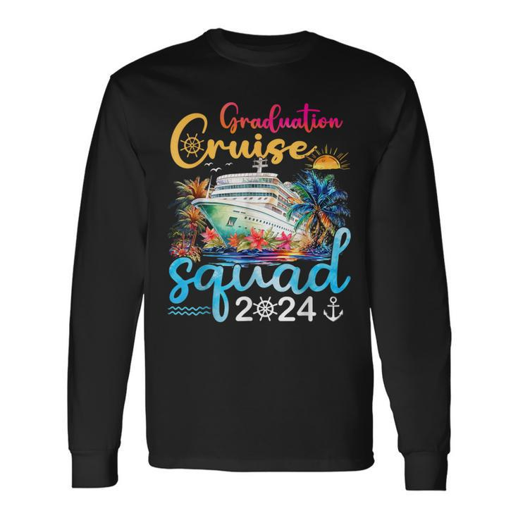 Graduation Cruise Squad Cruising Graduation 2024 Long Sleeve T-Shirt Gifts ideas