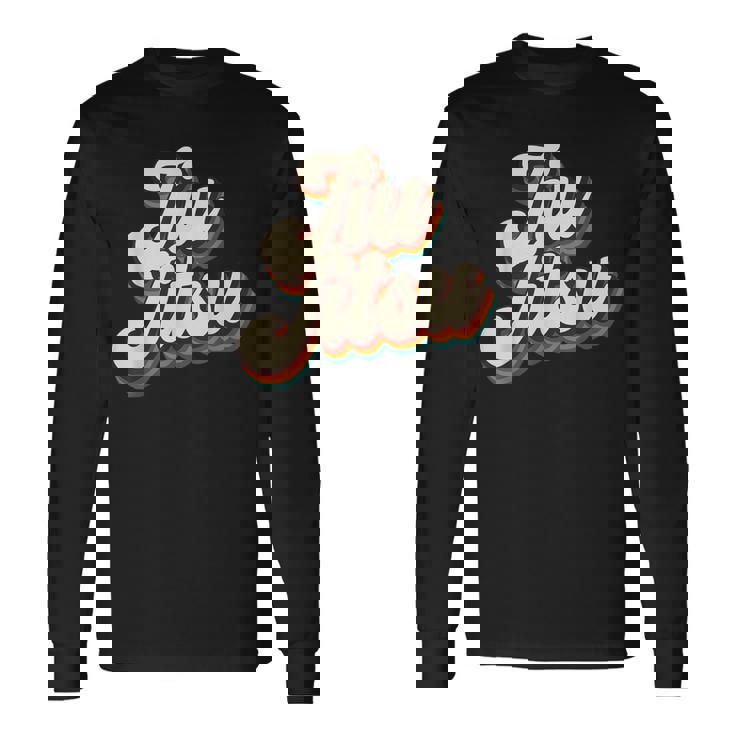 Gráfico Retro De Jiu Jitsu Jiu Jitsu Camiseta de manga larga