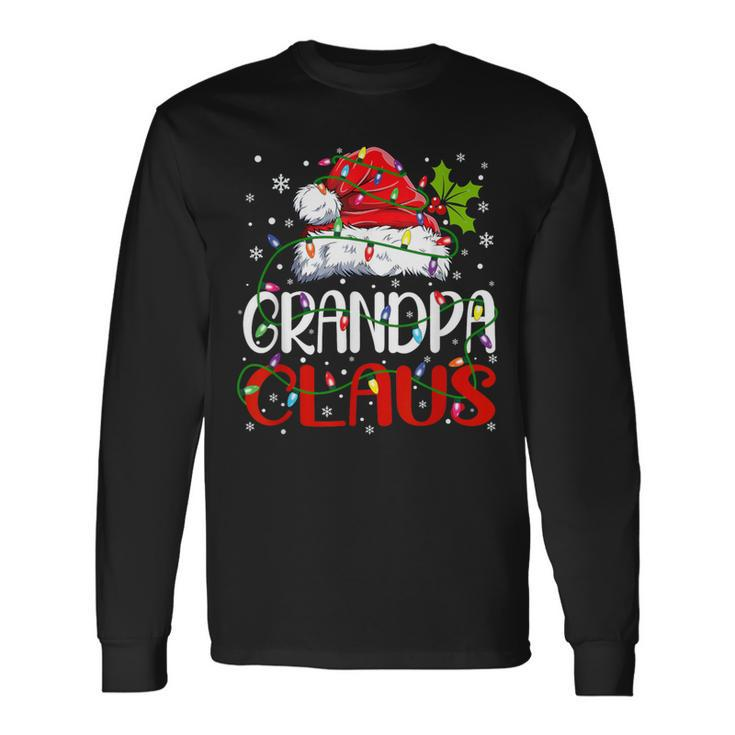 Grandpa Claus Christmas Santa Matching Family Xmas Pajamas Long Sleeve T-Shirt