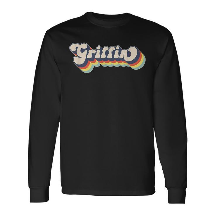 Griffin Family Name Personalized Surname Griffin Long Sleeve T-Shirt