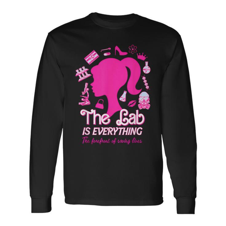 Groovy The Lab Is Everything The Forefront Of Saving Lives Long Sleeve T-Shirt