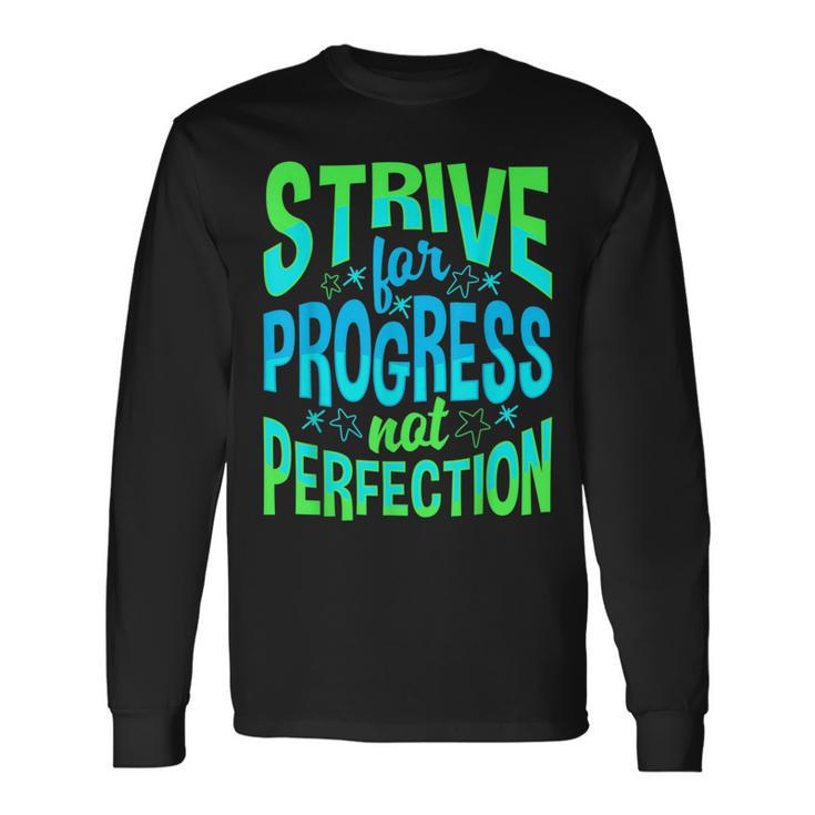 Growth Mindset Inspirational Motivational Empowering Long Sleeve T-Shirt