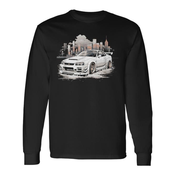 Gt R 34 Jdm Skyline Langarmshirts Geschenkideen