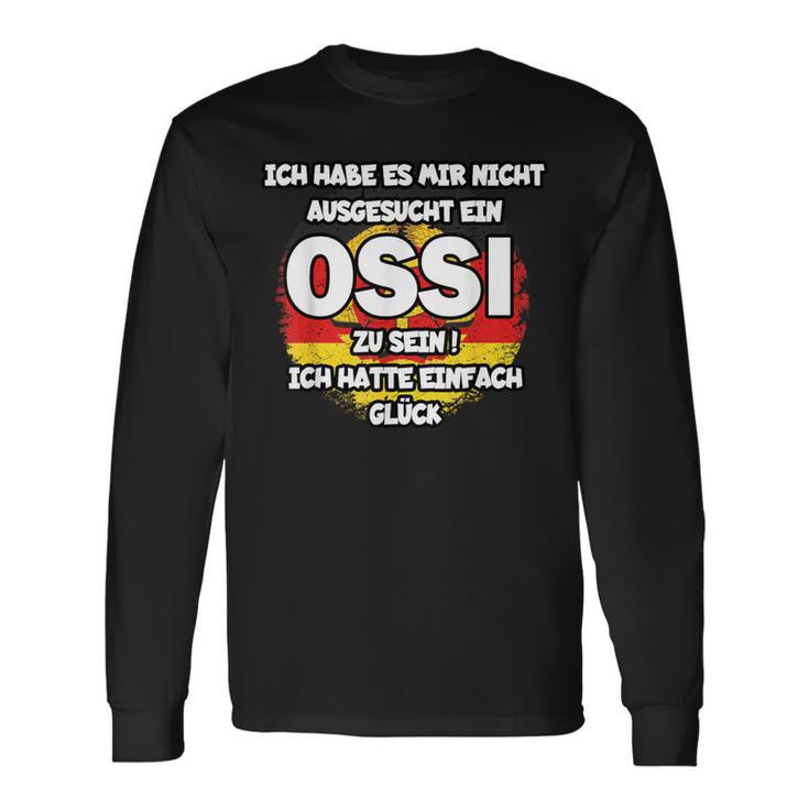 Hab Es Mir Nicht Gesüt Ein Ossi Zu Sein Estdeutsch Langarmshirts Geschenkideen