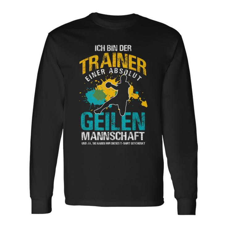 Handball Trainer Coach Handballer Ball Handballer Langarmshirts Geschenkideen