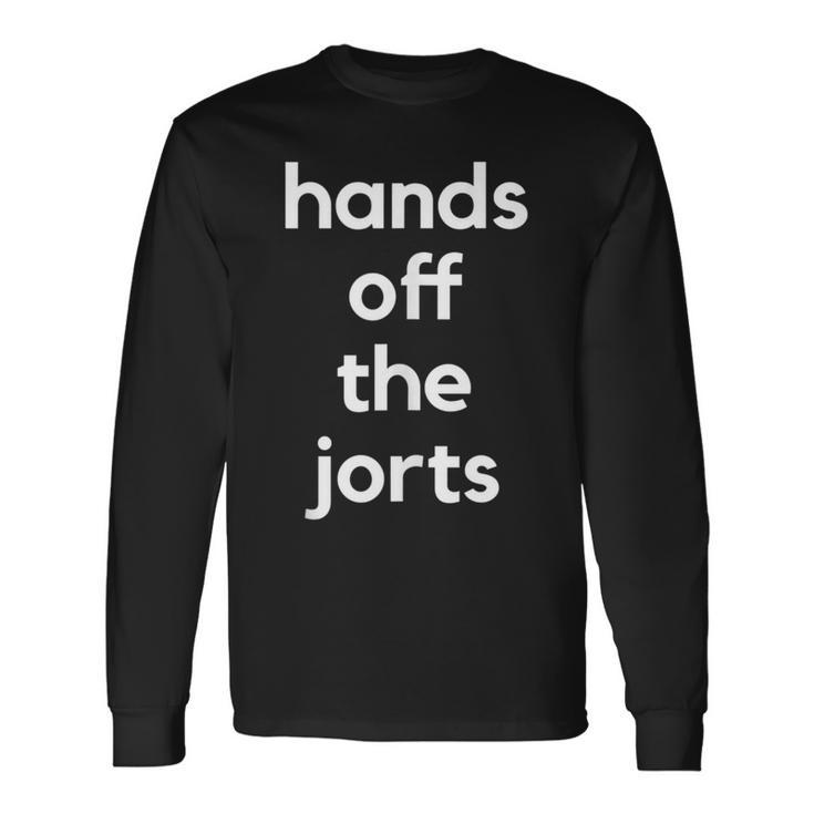 Hands Of The Jorts Denim Shorts Summer Jeans Long Sleeve T-Shirt