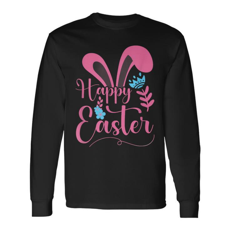 Happy Easter Bunny Ears Classic Long Sleeve T-Shirt Gifts ideas