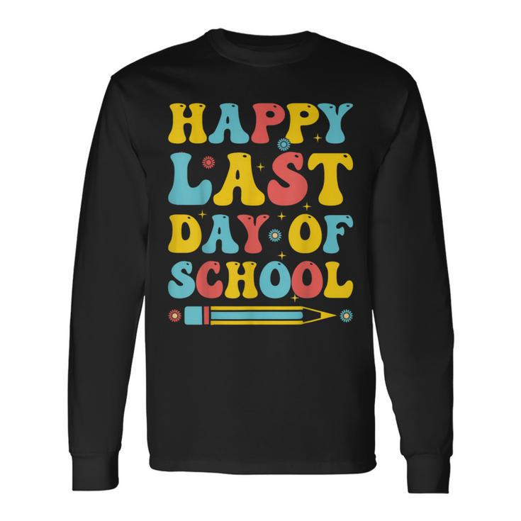 Happy Last Day Of School Summer Vacation Class Dismissed Long Sleeve T-Shirt