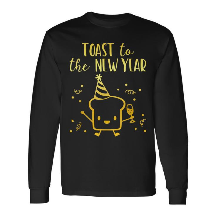 Happy New Year Nye Party New Years Eve Confetti Long Sleeve T-Shirt