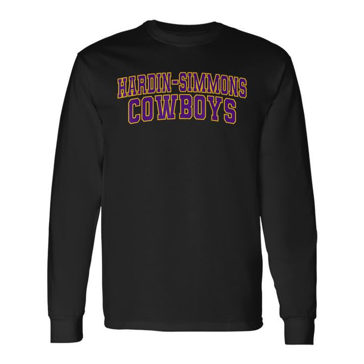 Hardin-Simmons University Cowboys Arch02 Long Sleeve T-Shirt