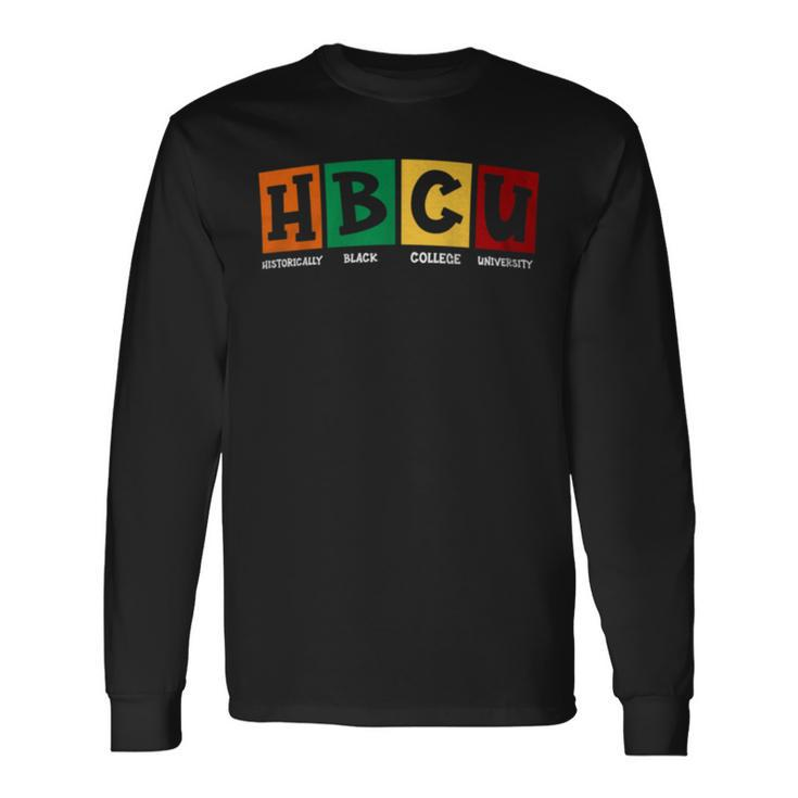 Hbcu Apparel Historical Black College Hbcu Long Sleeve T-Shirt