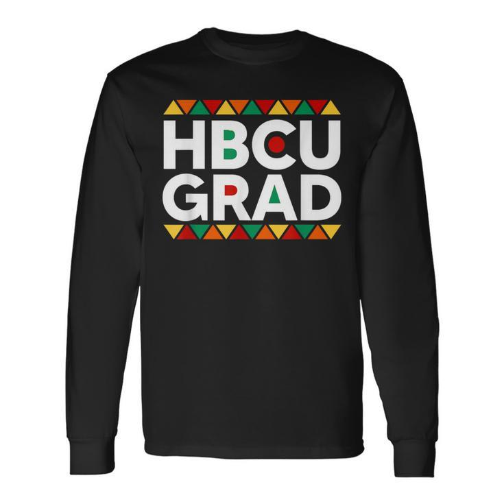 Hbcu Grad Historical Black College Alumni Long Sleeve T-Shirt